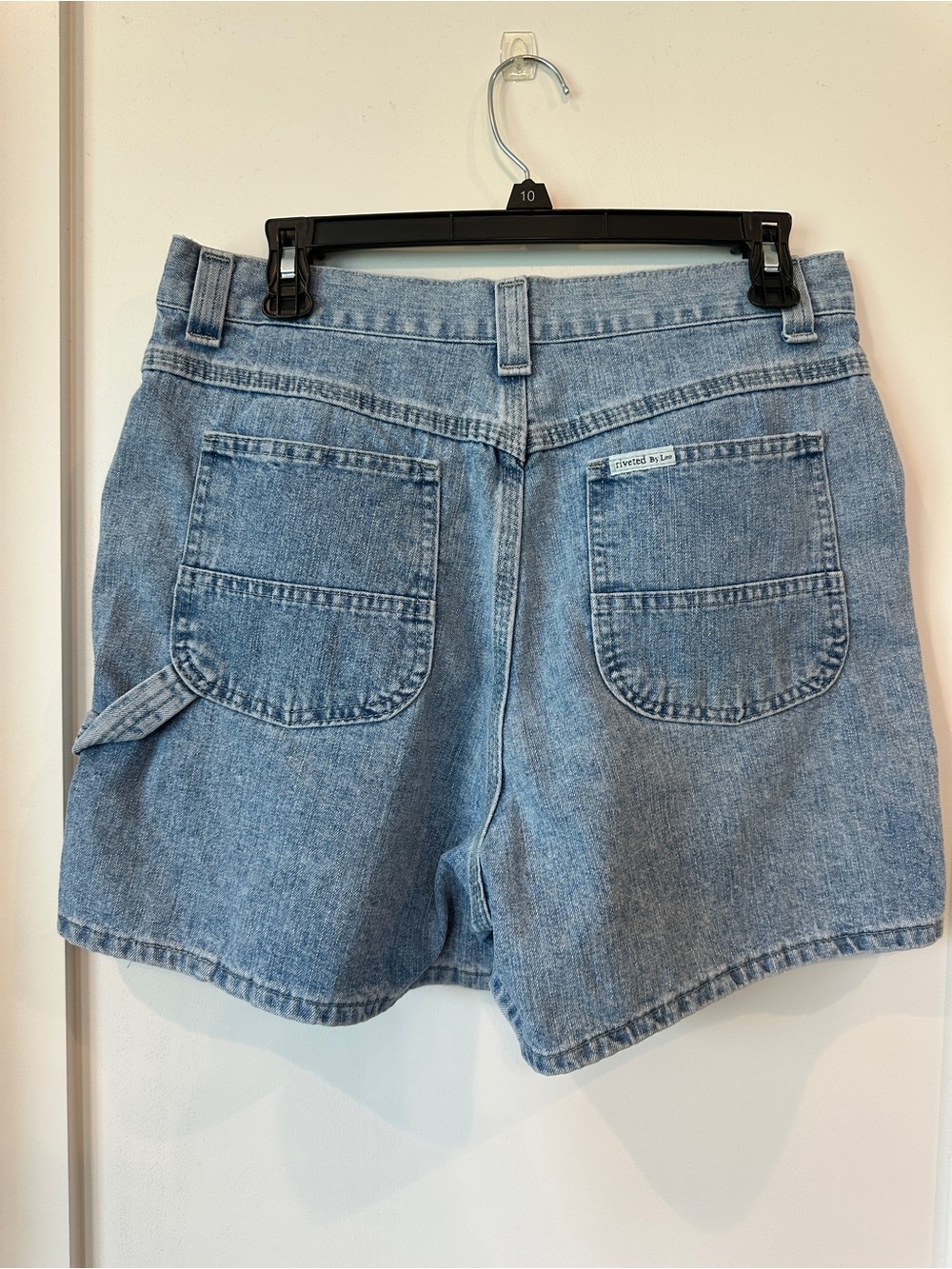 Lee Women's Light Blue Denim Utility Shorts